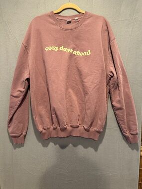 Cozy Days Ahead Dusty Rose Crewneck Sweatshirt